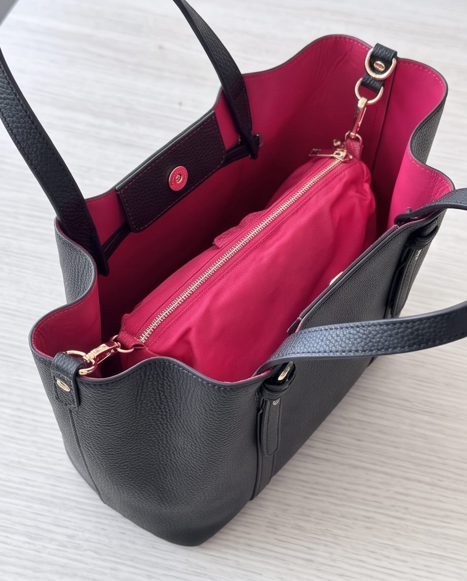 The Signature Tote - Noir