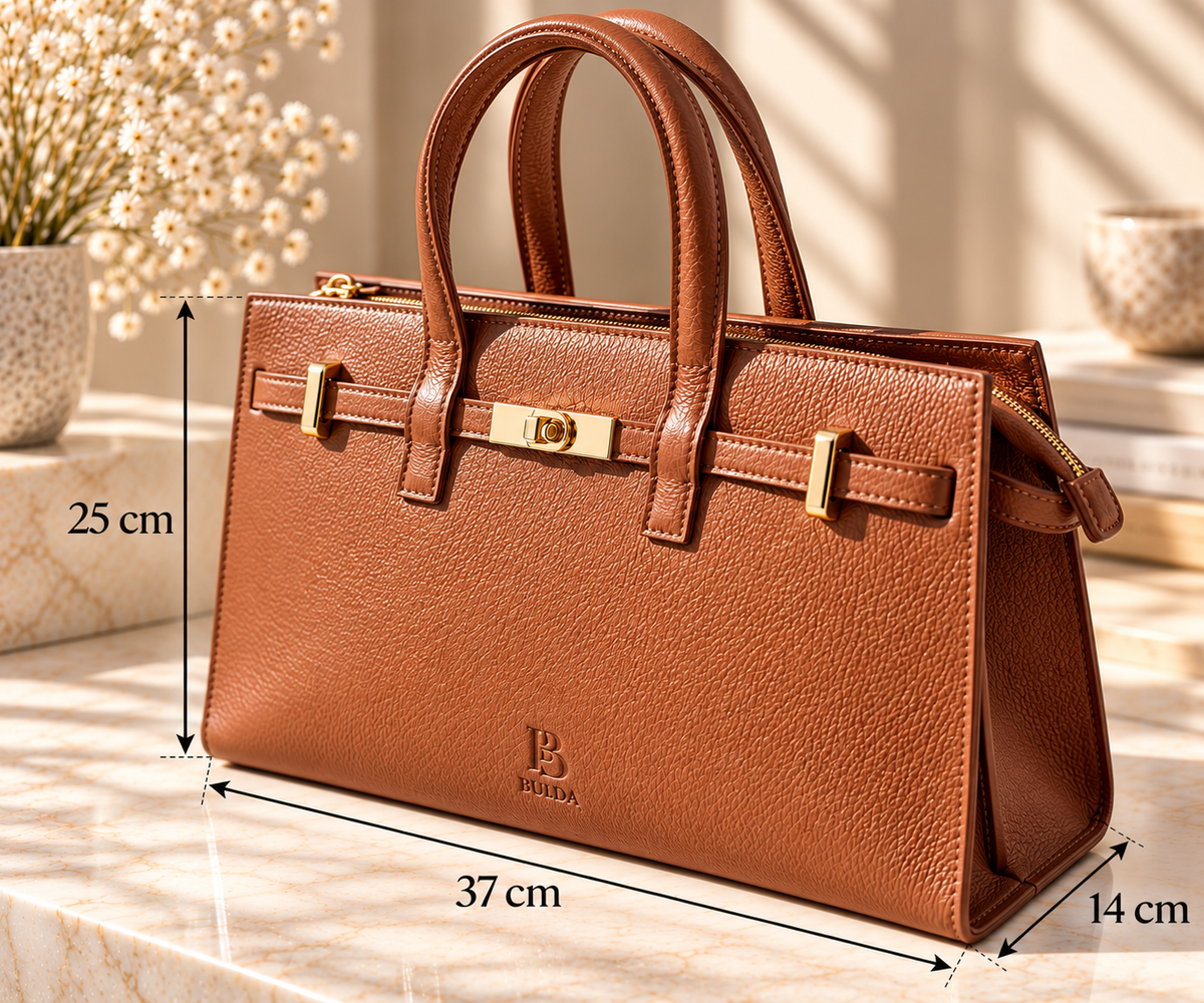 The Tote Office Big - Terracotta Cognac