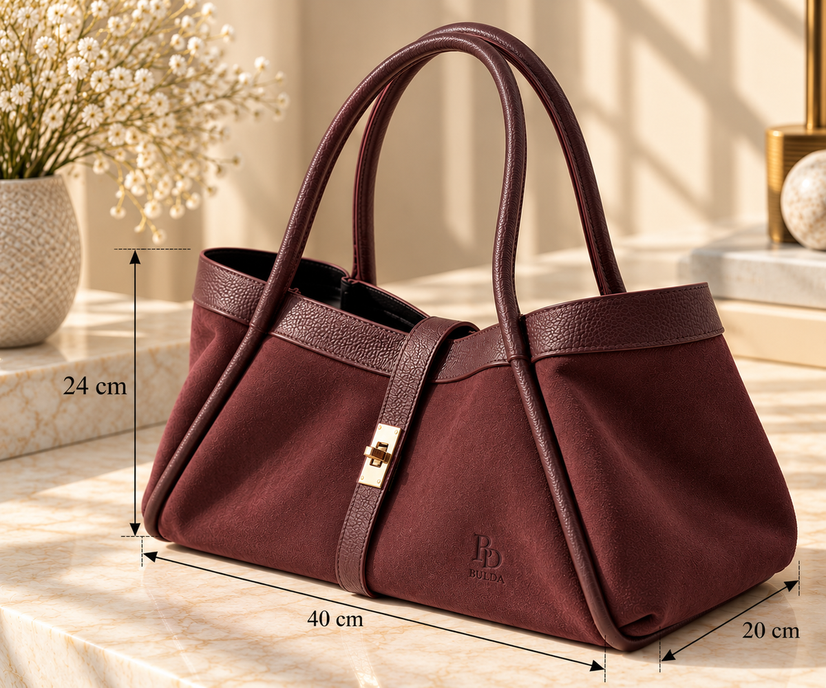 Tote Bags, big size, bordeaux