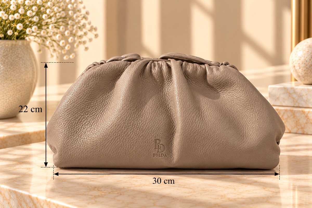 Clutch bags, taupe
