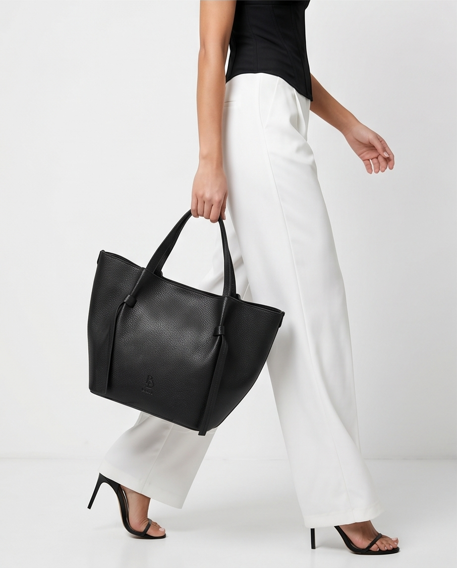 The Signature Tote - Noir