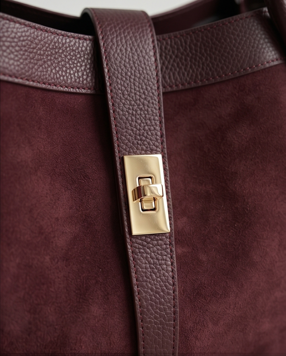 Tote Bags, big size, bordeaux